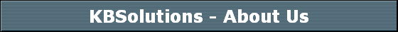 KBSolutions - About Us